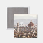 Live Love Adventure Florence Magnet (Recto/Verso)