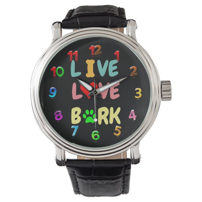 live love bark horloge (Voorkant)