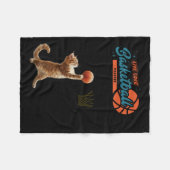 Live Love Basketball Forever Fleece Deken (Voorkant (Horizontaal))