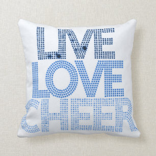 Live Love Cheer - Pillow Kussen