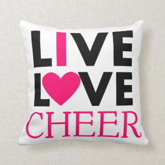 Live Love Cheer Pillow Kussen