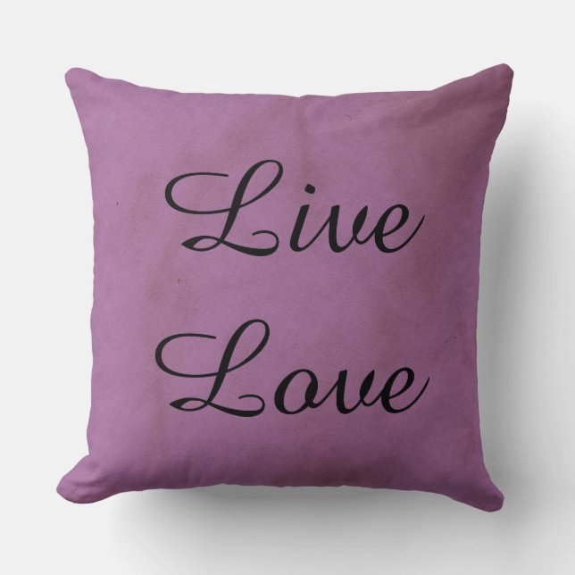Live Love Coussin décoratif (Recto)