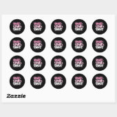 Live Love Dance Ronde Sticker (Vel)