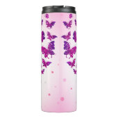 Live Love Fight Pink & Paars Awareness Thermosbeker (Achterkant)