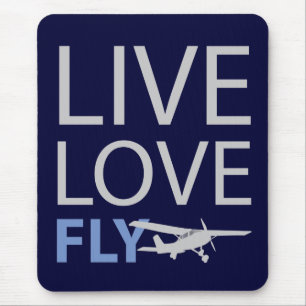 Live Love Fly Muismat