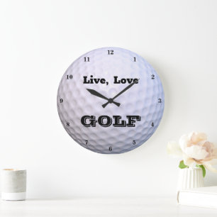 Live, Love GOLF Grote Klok