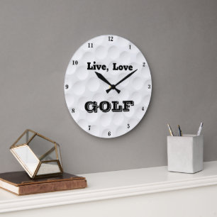 Live, Love GOLF Grote Klok