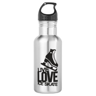 Live Love Ice Schaats | Schatting in figuur 1 Waterfles