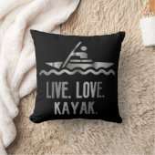 Live love kayak kussen (Deken)
