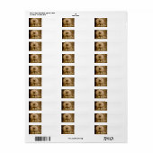 Live Love Lauder Étiquettes de adresse (Feuille entière)