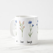 Live Love Lauder Floral Ceramic Mug (Devant gauche)
