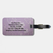 Live Love Laugh bagagelabels Lavender Flowers (Achterkant horizontaal)