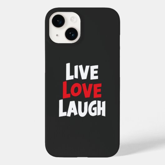 Live Love Laugh Case-Mate iPhone Case (Achterkant)