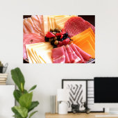 Live, Love, Laugh Eat Poster (Thuiskantoor)