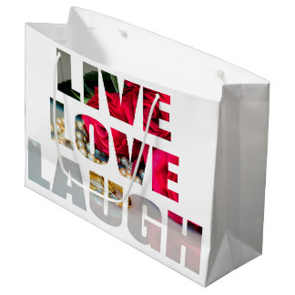 Live Love Laugh Gift Bag Large Cadeautasje