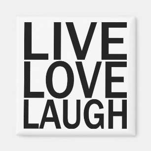 Live Love Laugh magnet Magneet