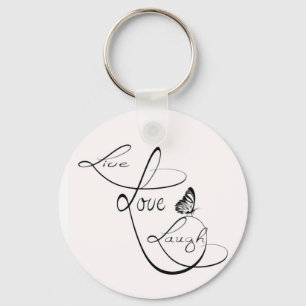 Live love Laugh Sleutelhanger