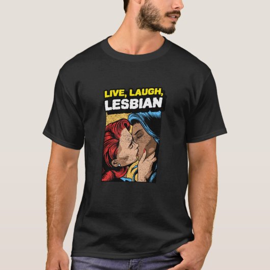 Live Love Lesbian T-shirt (Voorkant)