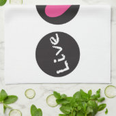 Live Love Lift - Theedoek (Gevouwen)