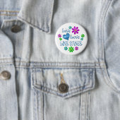 Live Love Line Dance Ronde Button 5,7 Cm (In situ)