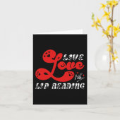 Live Love Lip Reading gehoorverlies bewustzijn  Kaart (Gele Bloem)