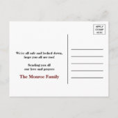 Live Love Lock Down Briefkaart (Achterkant)