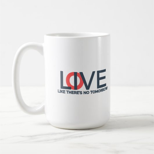 LIVE LOVE Mug (Gauche)
