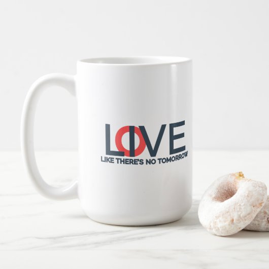 LIVE LOVE Mug Koffiemok (Met donut)