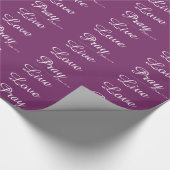 Live Love Pray Christelijk Cadeaupapier (Hoek)