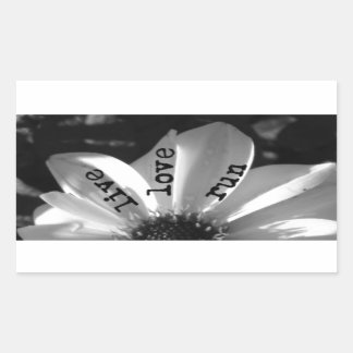 Live Love run by Vetro Jewelry and Design Rechthoekige Sticker