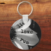 Live Love run by Vetro Jewelry and Design Sleutelhanger (Voorkant)