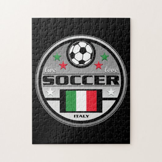 Live Love Soccer Italy Legpuzzel (Verticaal)