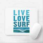 live_love_surf muismat (Met muis)