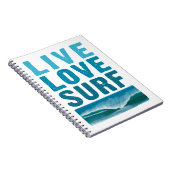 live_love_surf notitieboek (Rechterzijde)