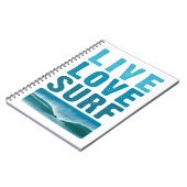live_love_surf notitieboek (Linkerzijde)