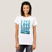 live_love_surf t-shirt (Voorkant volledig)