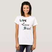 Live Love Surf T-shirt (Voorkant volledig)