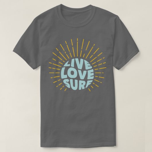 Live Love Surf TShirt (Design devant)