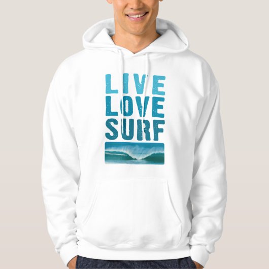 Live, Love, Surven Sweatshirt (Voorkant)