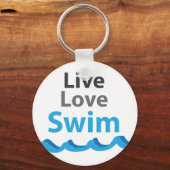 Live_Love_Swim Sleutelhanger (Voorkant)