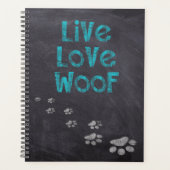 Live Love Wof Hondenliefhebber Planner (Voorkant)