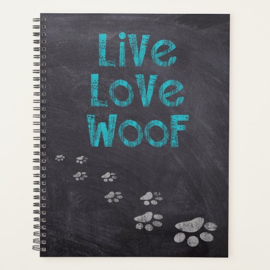 Live Love Wof Hondenliefhebber Planner (Voorkant)