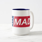 LIVE MAD Bold Motivation Mug (Devant droit)