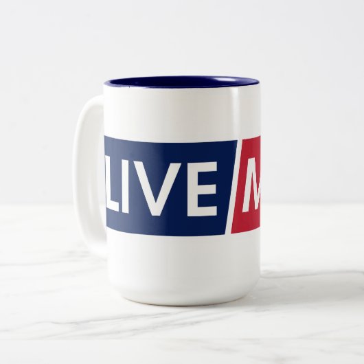 LIVE MAD Bold Motivation Mug (Devant gauche)