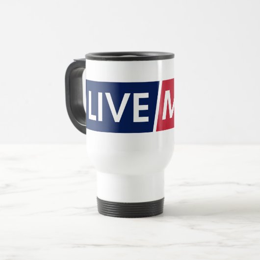 LIVE MAD Bold Motivation Mug (Devant gauche)