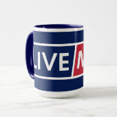 LIVE MAD Urban Statement Mug Mok (Voorkant links)