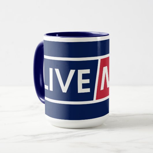 LIVE MAD Urban Statement Mug Mok (Voorkant links)