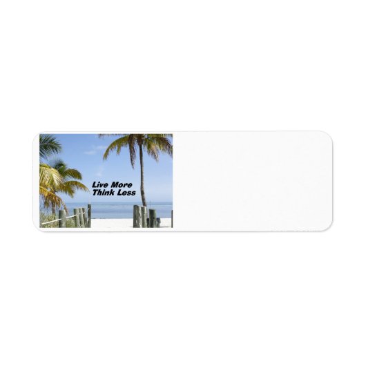 Live Meer Etiket (Voorkant)