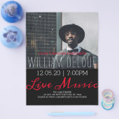 Live Music Concert Flyer (Enkel)