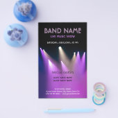 Live Music Concert Lichten Flyer (Enkel)